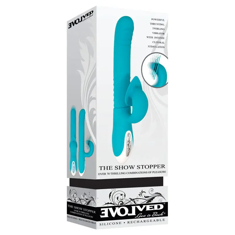 Evolved The Show Stopper Thrusting Rabbit Vibrator