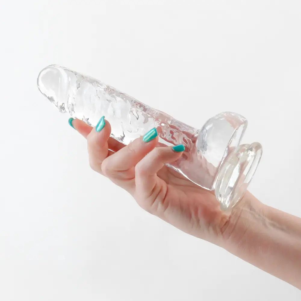 Fantasia  Ballsy 6.5in Dildo - Clear