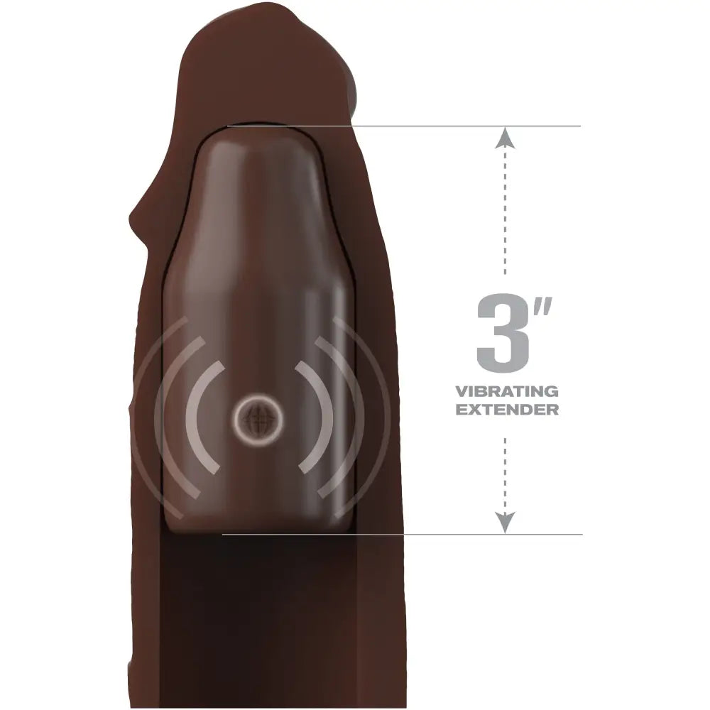 Fantasy X-Tensions Elite Vibrating Mega X-tension with Remote - My Temptations Sex Toys