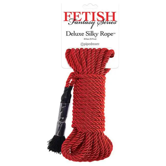 Fetish Fantasy Series Deluxe Silk Rope - Red