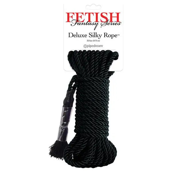 Fetish Fantasy Series Deluxe Silk Rope - Black