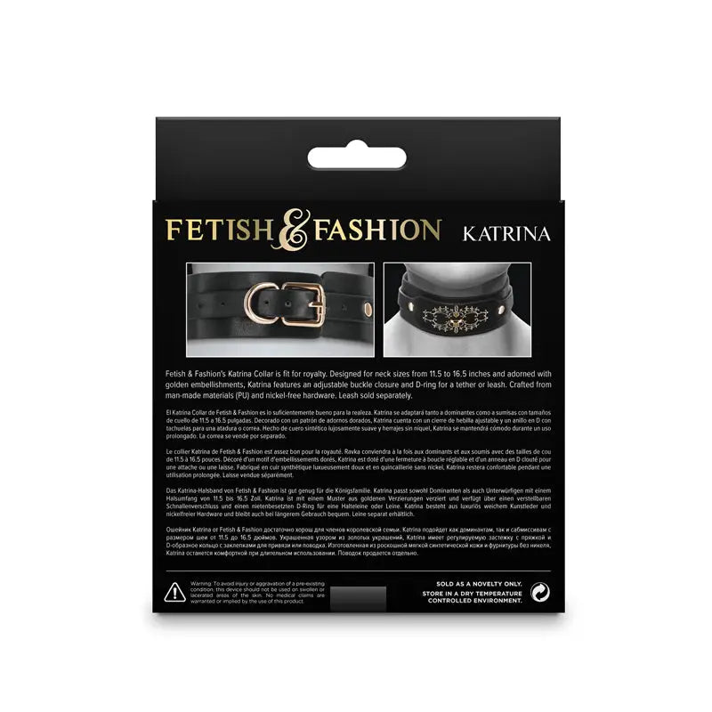 Fetish & Fashion Katrina Collar - My Temptations Fetish Wear