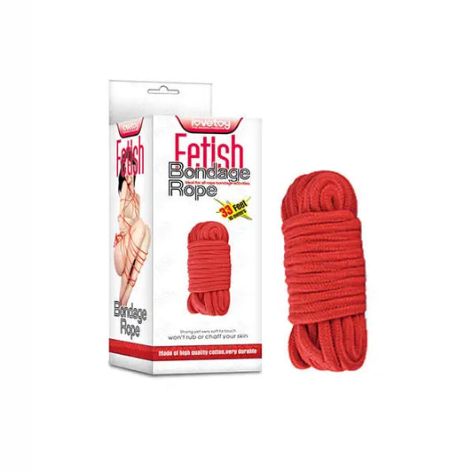 Fetish Red Bondage Rope