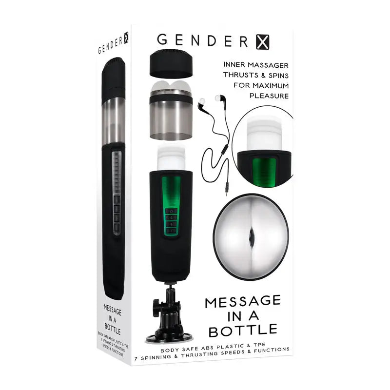 Gender X Message in a bottle Masturbator