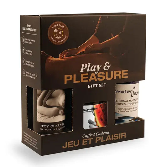 Hemp Seed Play & Pleasure Gift Set Watermelon Flavoured