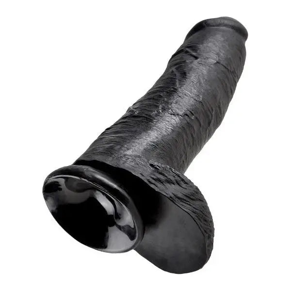 King Cock - 12 in. Cock With Balls Black