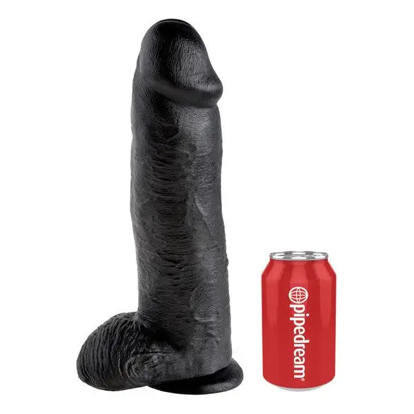 King Cock - 12 in. Cock With Balls Black