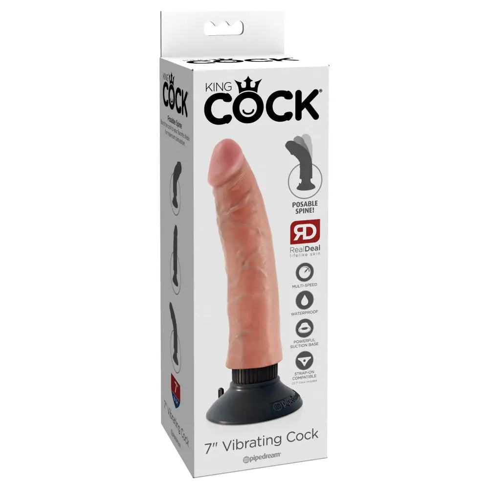 King Cock 7’’ Vibrating Cock