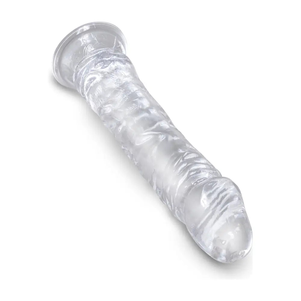 King Cock  8"  Clear Cock - My Temptations Adult Store Australia