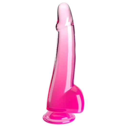 King Cock Clear 10" Cock with Balls - My Temptations Sex Toys online