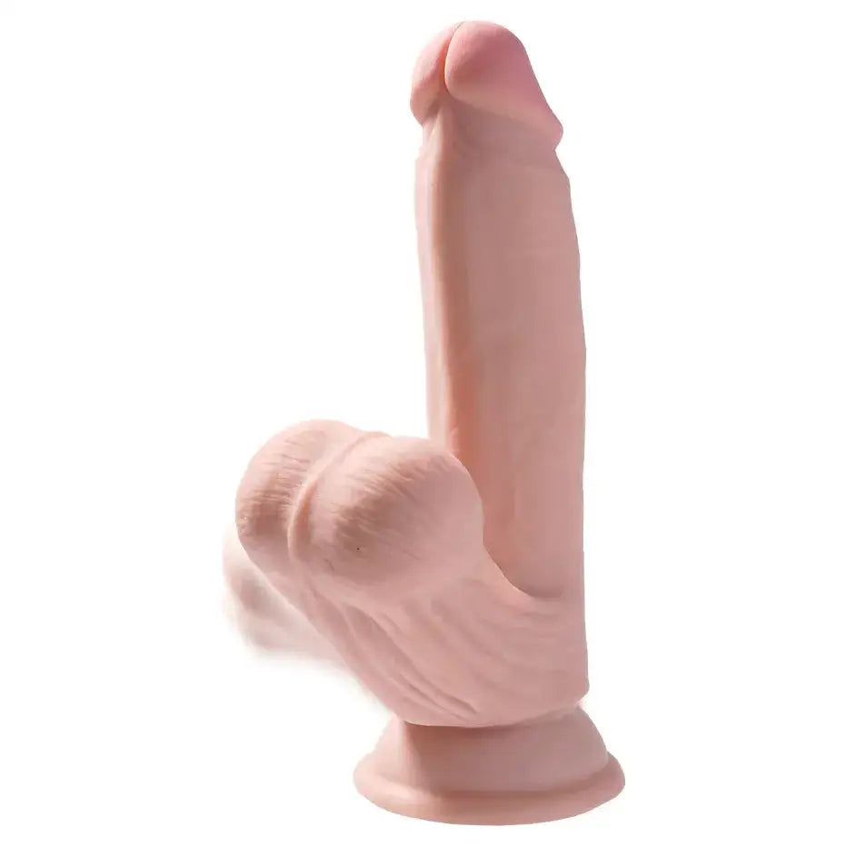 King Cock Plus 7in. Triple Density Cock With Swinging Balls