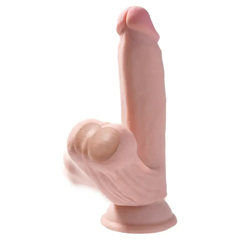 King Cock Plus 7in. Triple Density Cock With Swinging Balls