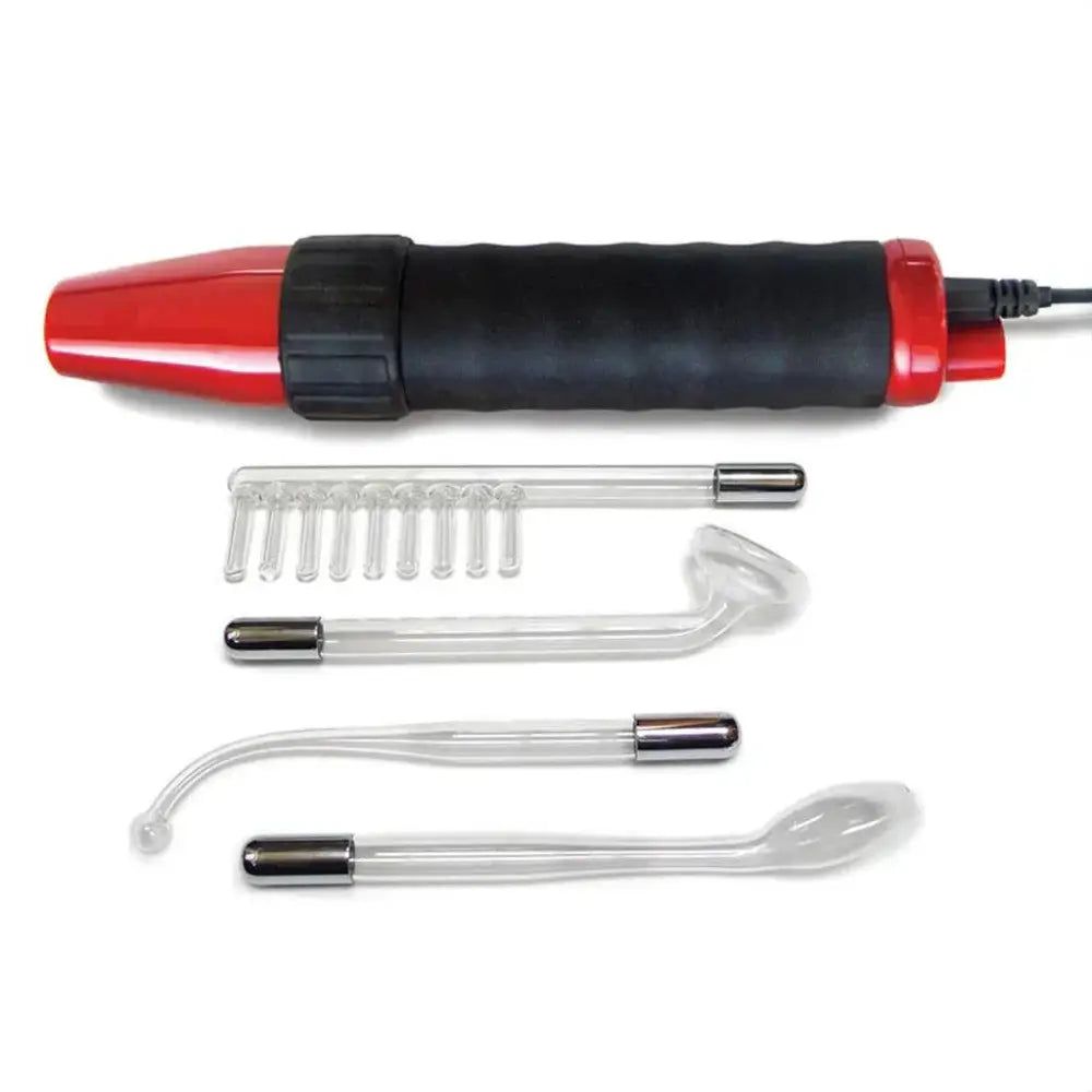 KinkLab Neon Wand Electrosex Kit - Red