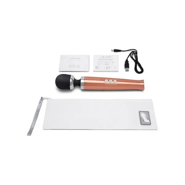 Le Wand Diecast Rechargeable Massager - Rose Gold