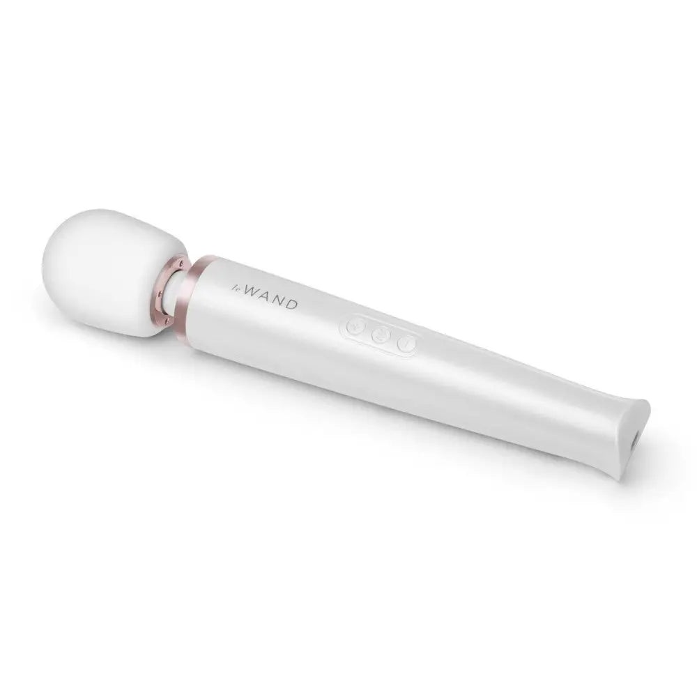 Le Wand Pearl White Rechargeable Massager