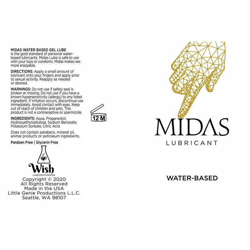 Midas Water Based Gel 59 ml