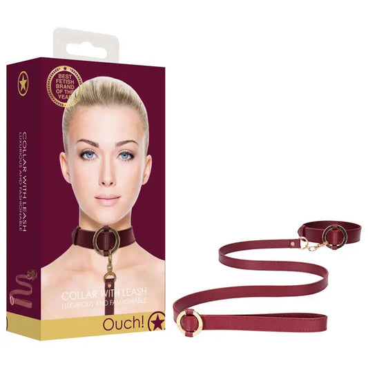 Halo Collar With Leash - My Temptations Bondage Gear