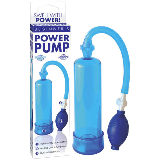 Beginner's Power Pump - Blue - Male Sex Toys Online