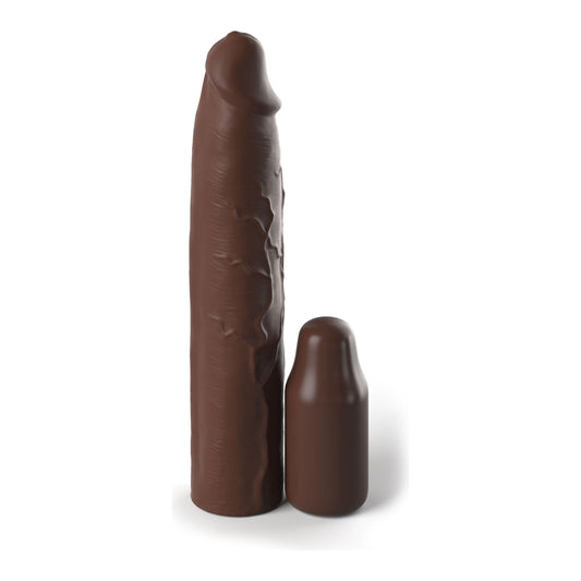 Fantasy X-Tensions Elite 3" Silicone Extension - Brown - My Temptations Adult Store