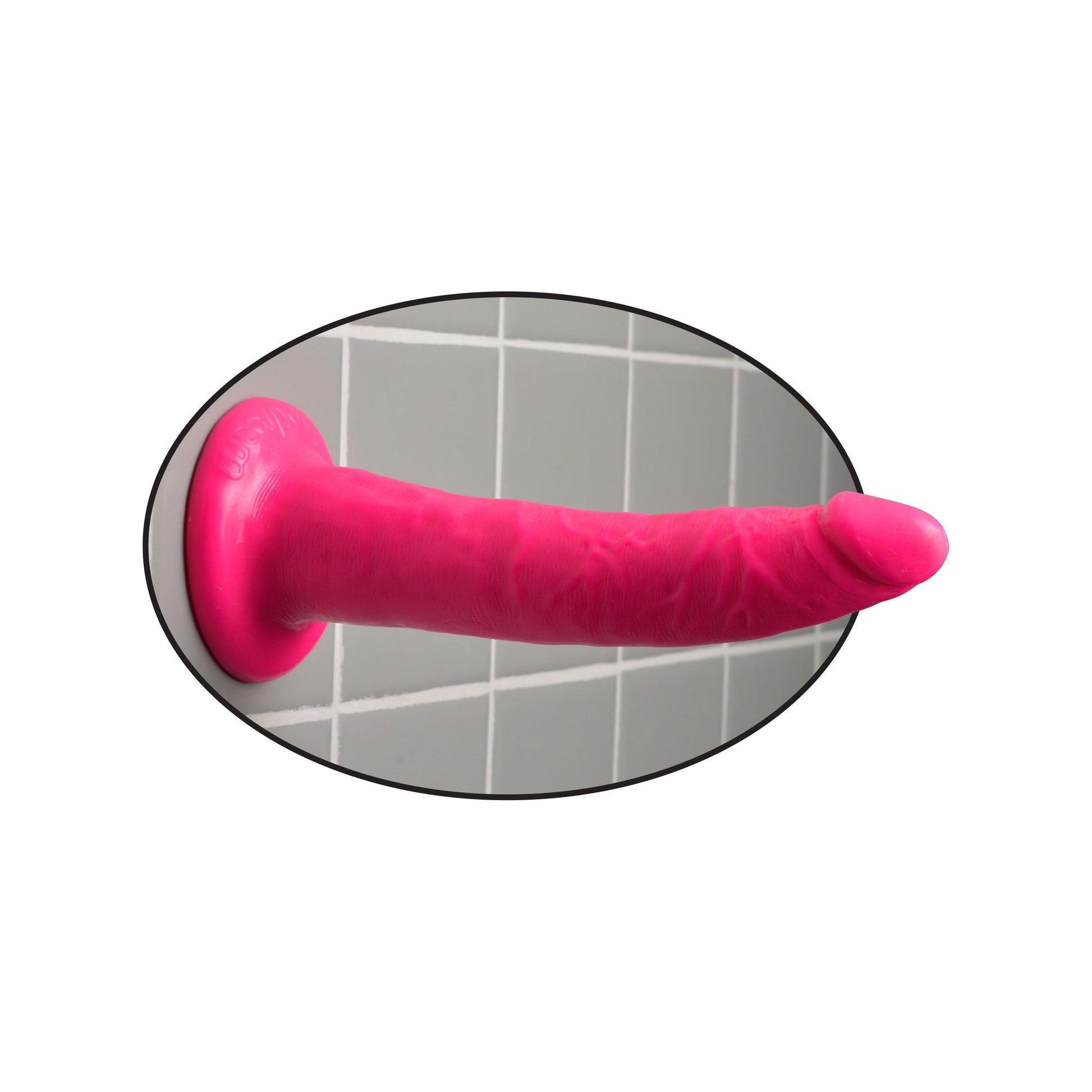Dillio 7" Slim Pink Dildo - My Temptations Sex Toys and Lingerie