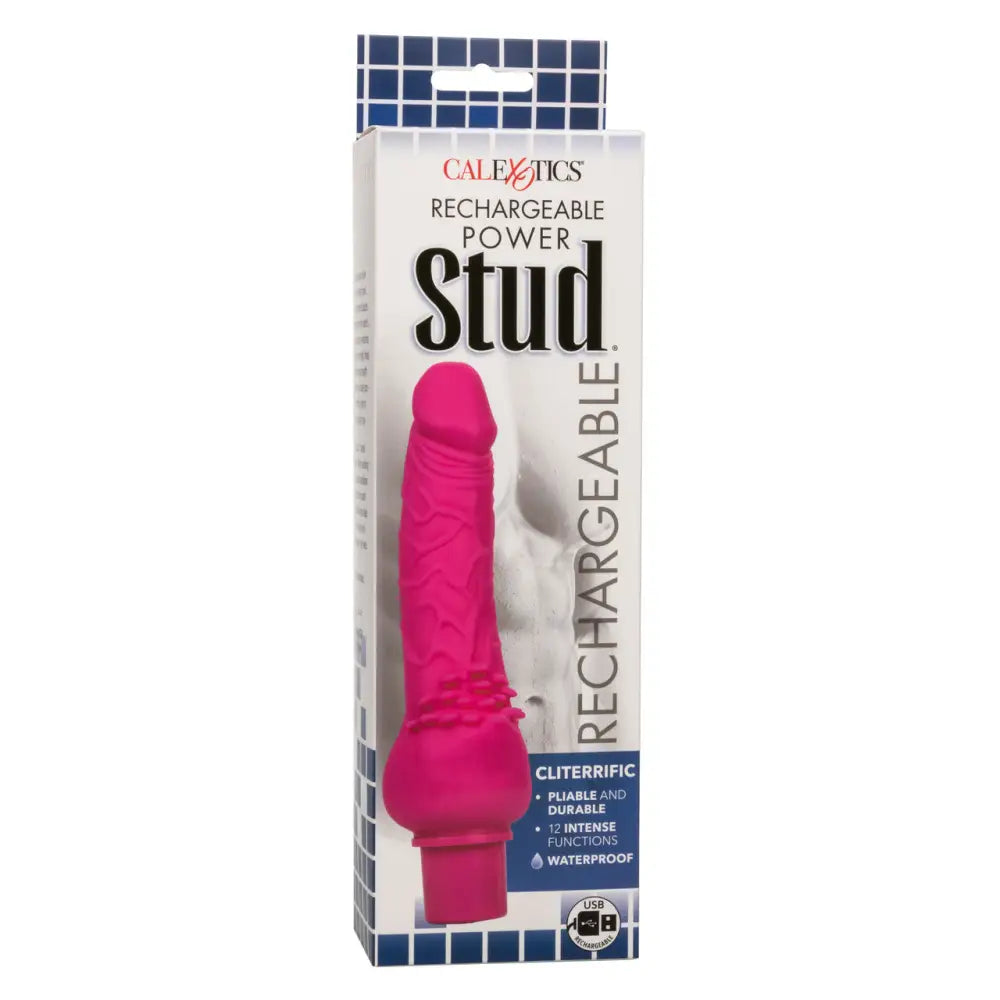 Rechargeable Power Stud Cliterrific Pink