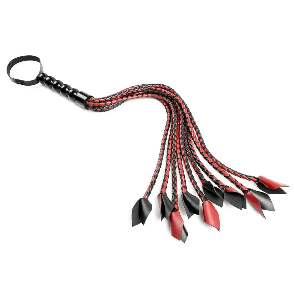 Saffron Braided Flogger | My Temptations Adult Toys