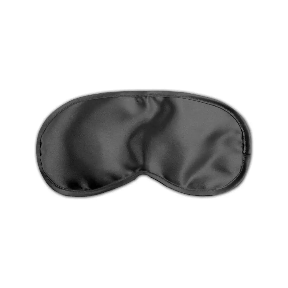 Satin Love Mask Black