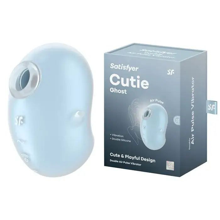 Satisfyer Cutie Ghost - Blue Air Pulse Stimulator - My Temptations Online Adult Store