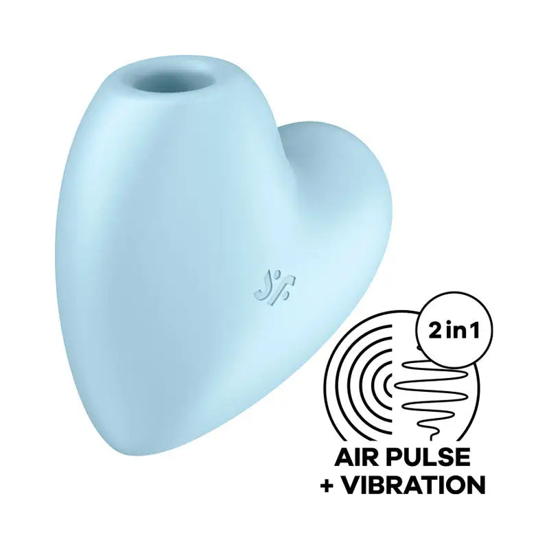 Satisfyer Cutie Heart Air Pulsation Stimulator - Blue