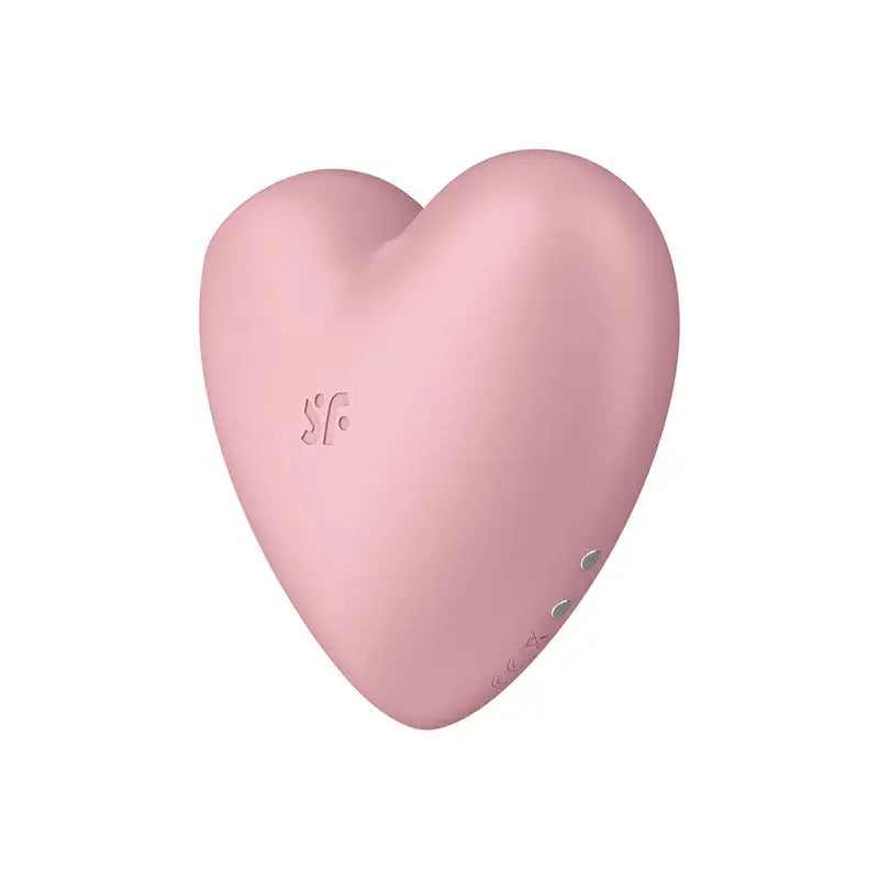 Satisfyer Cutie Heart Air Pulsation Stimulator - Light Red