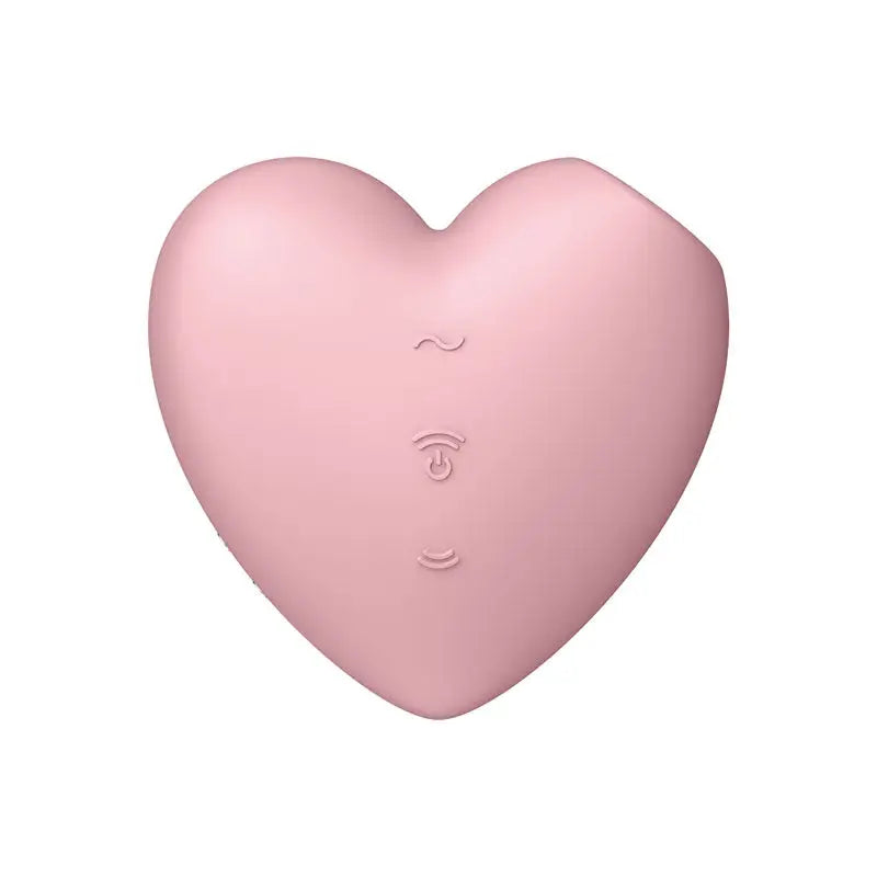 Satisfyer Cutie Heart Air Pulsation Stimulator - Light Red