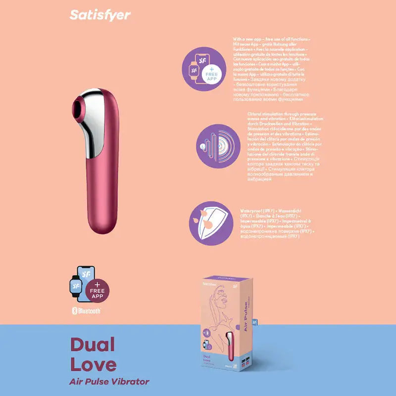 Satisfyer Dual Love Clitoral Stimulator - My Temptations Adult Store