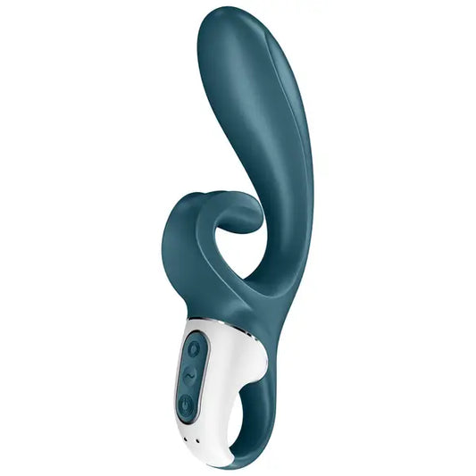 Satisfyer Hug Me Rabbit Vibrator App Controlled Turquoise