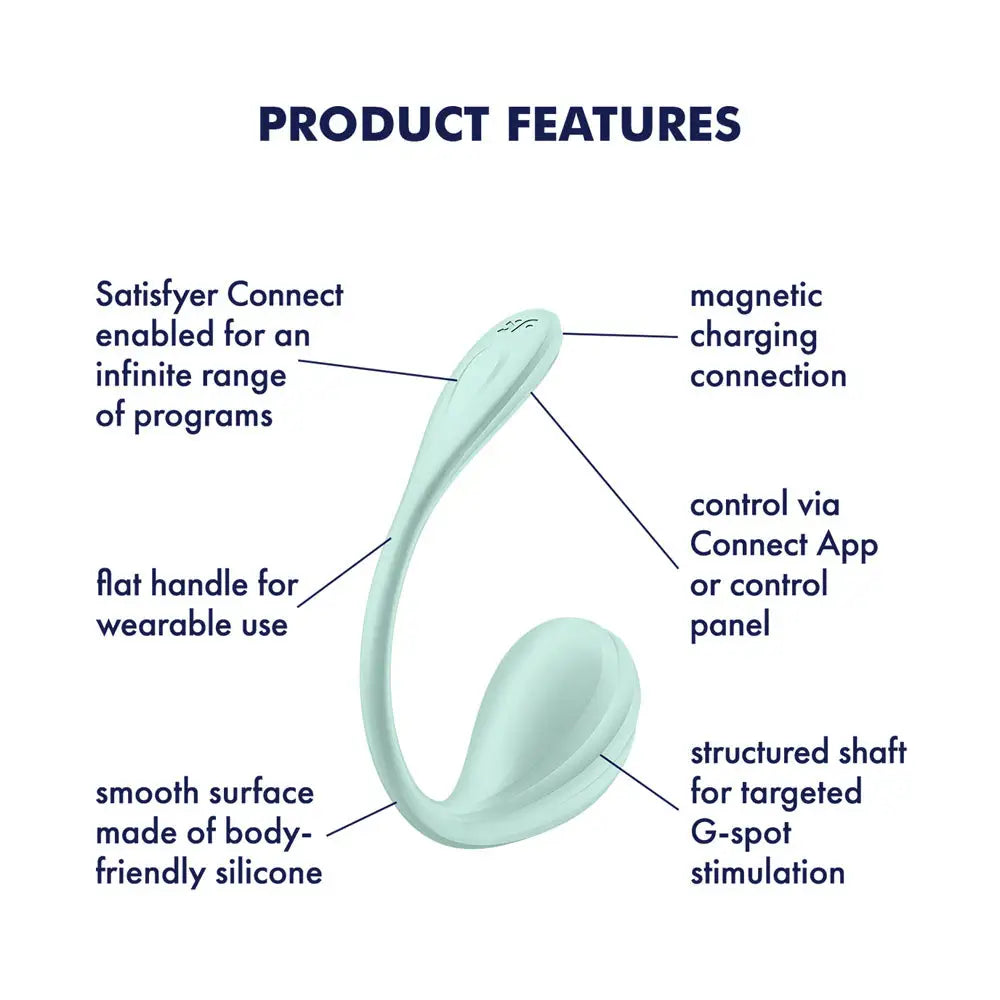 Satisfyer Smooth Petal - Mint - My Temptations Sex Toys