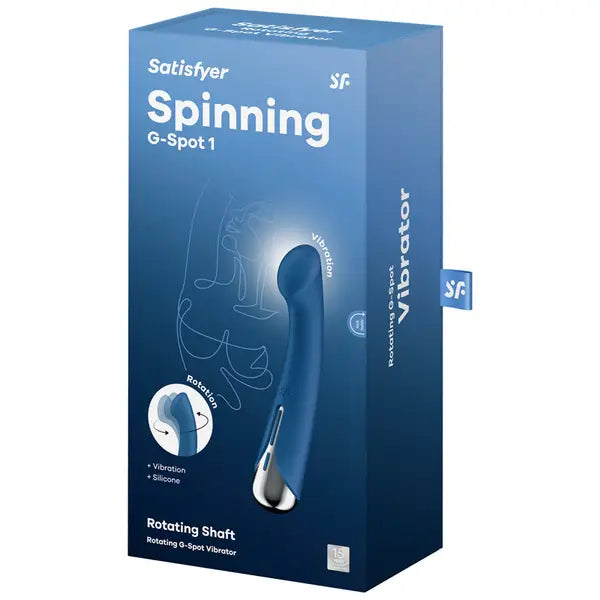 Satisfyer Spinning G-Spot 1 Blue Vibrator - My Temptations Sex Toys