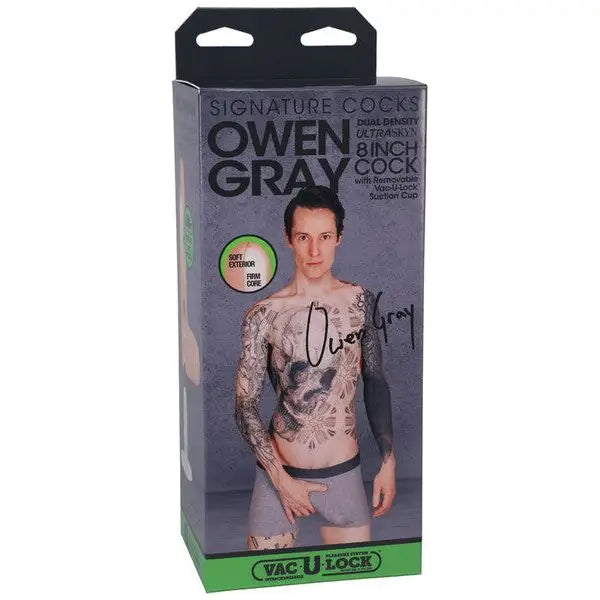 Signature Cocks Owen Gray 8 Inch ULTRASKYN Cock - Sex Toys Online