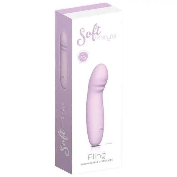 Soft by Playful Fling Rechargeable G-Spot Vibrator Purple