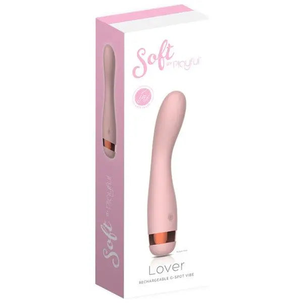 Soft by Playful Lover Rechargeable G-Spot Vibrator Pink