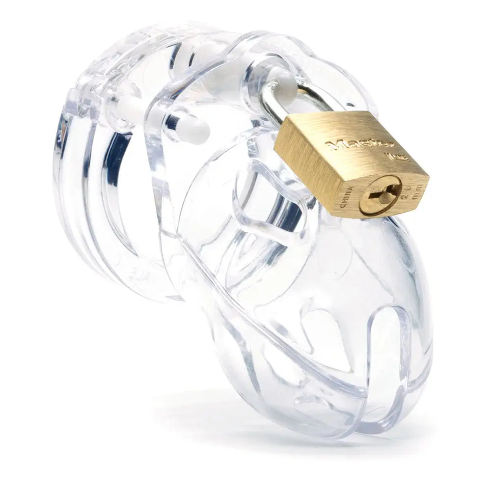 The Curve Chastity Cock Cage Kit - Clear