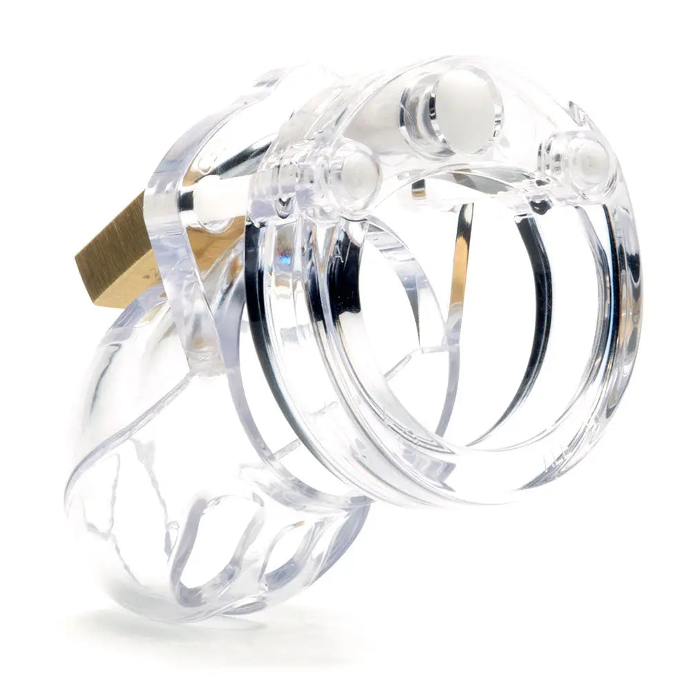 The Curve Chastity Cock Cage Kit - Clear