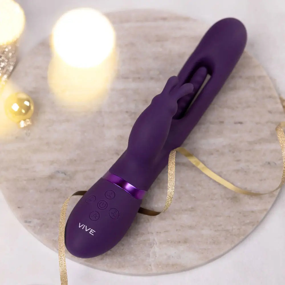 VIVE Mika Rabbit Vibrator with Flapping Shaft