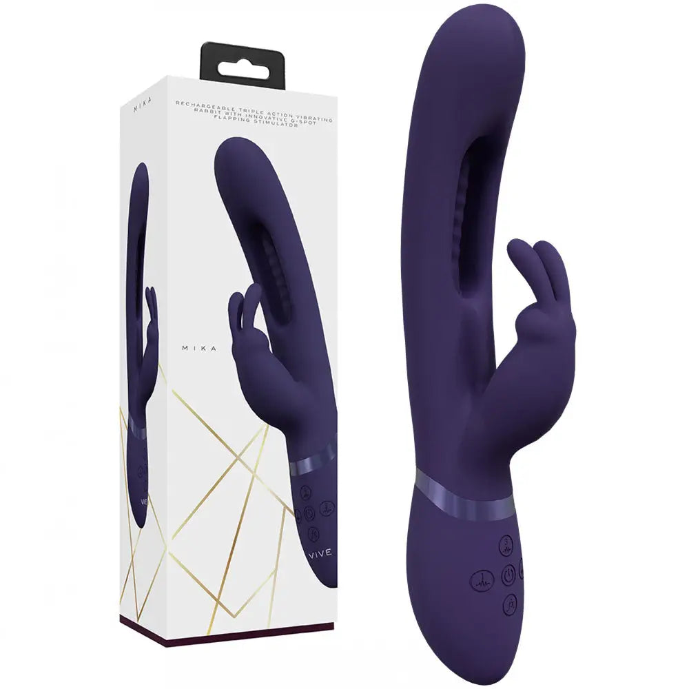 VIVE Mika Rabbit Vibrator with Flapping Shaft