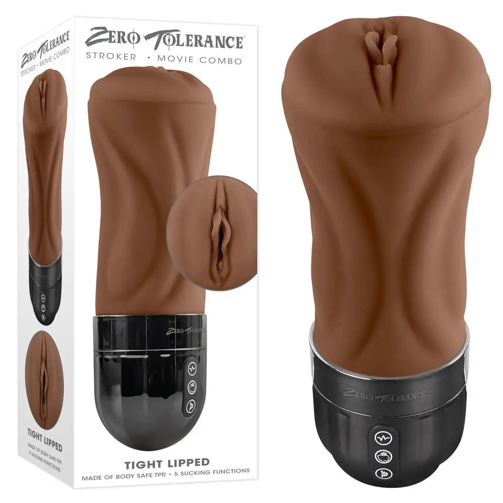 Zero Tolerance Tight Lipped Dark Vibrating Stroker