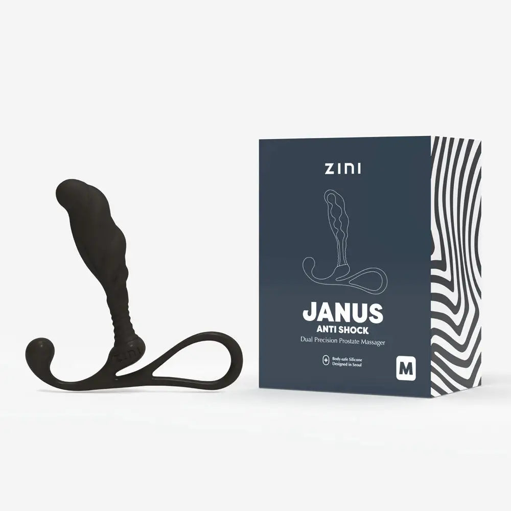 Zini Janus Anti Shock Black Medium Prostate Massager