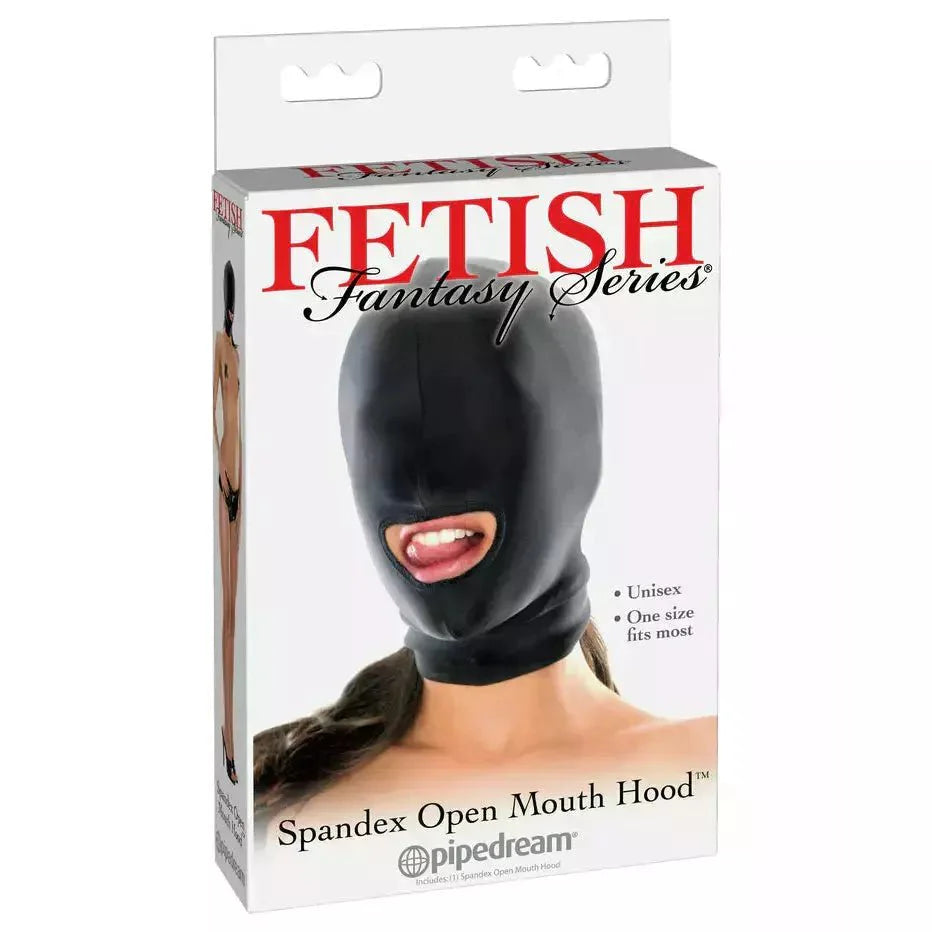 Spandex Open Mouth Hood, Online Sex Shop