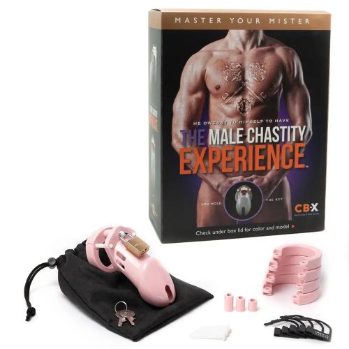 CB-6000 Chastity Cock Cage Kit - Pink CB-6000 Chastity Cock Cage Kit - Pink