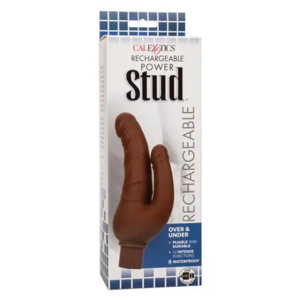 Rechargeable Power Stud Over and Under Brown Rechargeable Power Stud Over and Under Brown