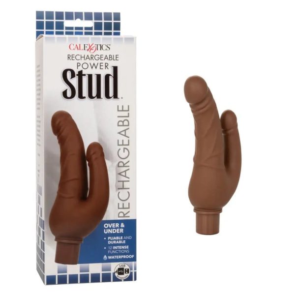 Rechargeable Power Stud Over and Under Brown Rechargeable Power Stud Over and Under Brown