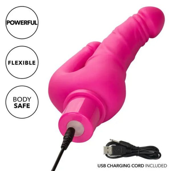 Rechargeable Power Stud Over & Under Pink Rechargeable Power Stud Over & Under Pink