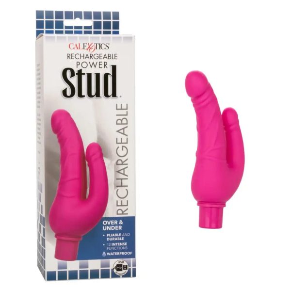 Rechargeable Power Stud Over & Under Pink Rechargeable Power Stud Over & Under Pink